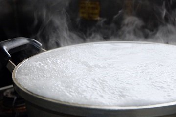 食品製造時に発生する泡